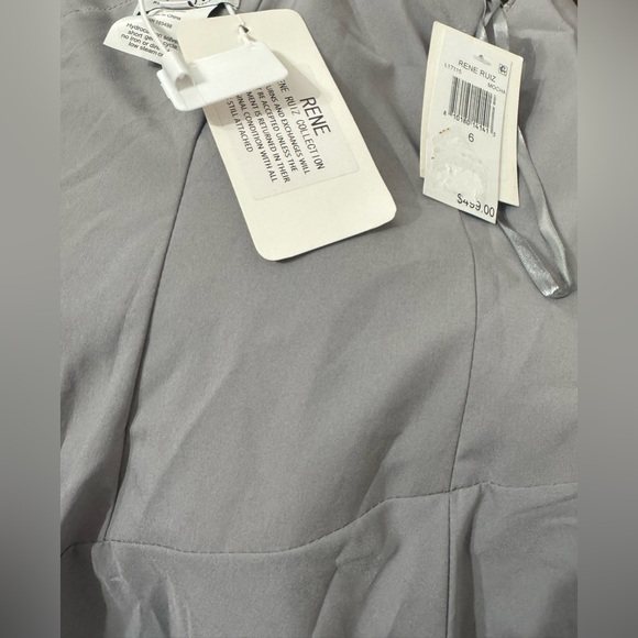 Rene Ruiz Collection Astmmetric Metallic One Shoulder Brocade Gown L17115 Size 6 - Picture 7 of 14